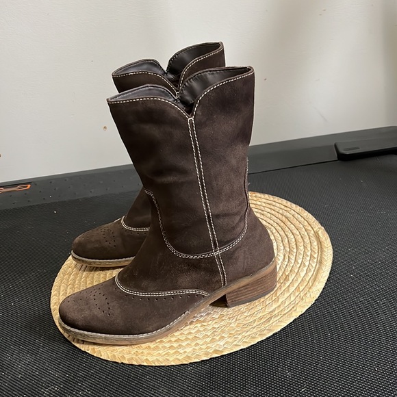 American Eagle Southwestern Cowboy Boots Size 7 - Picture 7 of 16